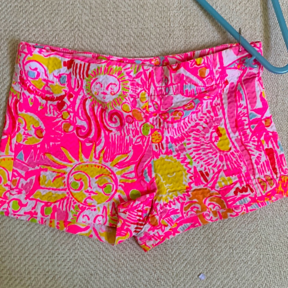 Lilly Pulitzer Little Liza Shorts Size 5 Adjustable Waist Pull on